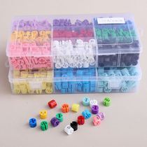 Color size buckle storage box can be printed clothing store childrens clothing transparent pants distinguish mark number ring buckle grain ring