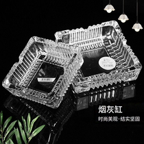 Large Number Glass Ashtrays Office Creative Personality Trends Multifunction Home Living Room Fashion Crystal Smoke Cylinders