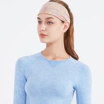 Yoga sports hairband female sweat-absorbing running headband summer antiperspirant belt sweat-conducting belt sports hairband side turban to wear