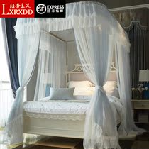 Bed nets 2022 New advanced home bedrooms on floor 1 8u Type rail Princess wind encryption thickened Three doors