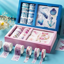 Handbook tape cute ins wind film students and paper tape stickers cheap color decoration fresh art