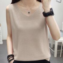  Vest womens trend to wear summer thin loose suspenders fat mm large size ice silk