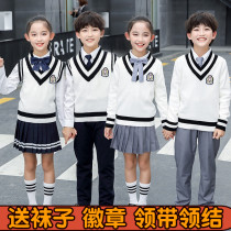 Childrens costumes primary and middle school students chorus clothing poetry serving kindergarten yuan fu class uniform British uniforms