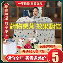  Sweat Steam Box Home Single Steam Bag Full Body Sweating Bath Box Home Style Sweat Steam Sauna Room Steam Fumigation Machine
