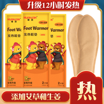 Warm heat insole self-heating female heating insole male Winter Wormwood thermostatic warm foot paste warm foot treasure 12 hours