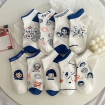 Socks womens socks spring and summer thin ins tide Korean version of summer cute Japanese series short shallow boat Socks spring and autumn