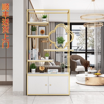 Home barrier brake Entrance cabinet Guest restaurant screen partition Sofa side cabinet Decorative display rack Hollow wall shoe cabinet
