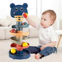 Baby toys 0-1 years old 6 months or more puzzle early education Boy 12 seven 8 eight 9 baby 3 track ball turn