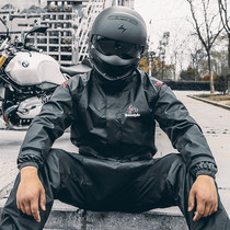 Raincoat rain pants set split waterproof men takeaway rainproof raincoat light and breathable motorcycle riding adult
