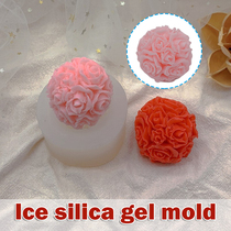 3D Flower Ball Candy Mold Candle Mold Food Grade BPA Free