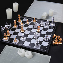 Creative 6 Styles Chess Silicone Mold Resin Molds DIY Candle
