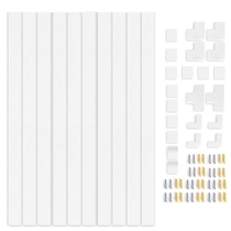  Cable Concealer Cable Trunking Kit Wall Cable Tidy Wire Cha