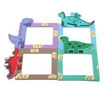 1PCCartoon Dinosaur Switch Sticker Glow In Dark Wall Decor C