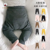 Water group Youtong baby beats bottom pants Autumn winter pure cotton breathable foreign air baby PP pants spring autumn male and female baby pants