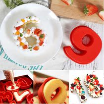  Birthday Number Silicone Cake Mold Pizza Pan Baking Chocolat