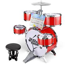Beginner Drum Set Adult Professional playing Western Musical instruments Children Blue Jazz Drum Beginner Percussion Instrumental music