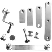 Stainless steel column active head Ecstasy Seven-word bends Armrest Stairway Accessories Base Pendant Glass Clips
