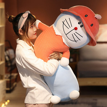 Doraemon Dingdang cat doll sleeping clip leg pillow back pad plush toy doll to give female birthday gift