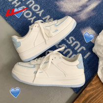 Huili small white shoes female spring and autumn platform shoes students Korean version of Wild 2021 New Japanese sports casual shoes tide