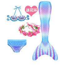 Girls Mermaid Tail Children Split Swimsuit Summer New Little Girl Bikini Tong Swimsuit