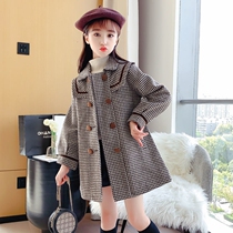 Girls Mao jacket Autumn Winter 2021 New Yangqi Chinese large children in the middle of the year Childrens clothes and autumn clothes The big clothes