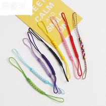 Antique mobile phone chain lanyard hand-woven ring short U disk pendant buckle key anti-lost hanging rope exquisite