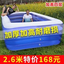 Childrens inflatable swimming pool home adult oversized family baby swimming bucket thickened bath pool baby pool