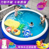 Inflatable swimming pool Castle kindergarten Outdoor family-style small household large raised children summer simple new