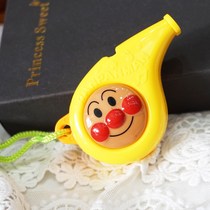 Japanese Breadman toddler Whistle whistle children silver chicken music instrument lanyard toy baby gift