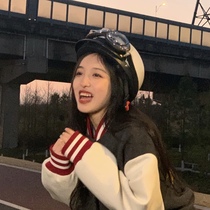 Harley helmet electric car diy solid color autumn and winter mens helmets cute four seasons universal battery car hat couple