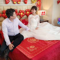 Wedding bed bride sitting on the bed wedding wedding seat seat foot foot foot seat foot seat foot seat