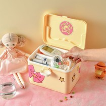 Medicine box family baby child medical box full set of drug storage box small emergency large baby medicine box home