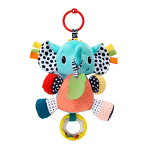 infantino baby newborn baby early education 0-12 months can bite not tear bad BB cloth book wind chimes pendant