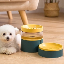 Automatic Pet Drinking Water Feeder Integrated Pet Food Bowl