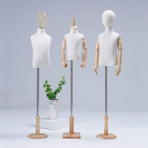 High-end childrens model props half-length childrens childrens clothing display stand childrens shop window head model shelf