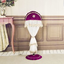 Electric fan cover dust cover New household dust cover Fabric floor-to-ceiling round three-dimensional all-inclusive dust protection
