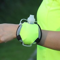 Portable Mini Wrist Kettle Sports Plastic Kettle Creative Fluorescent Color Outdoor Running Kettle Silicone Water Bottle