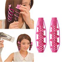 Do not hurt hair curling iron plastic curling artifact hair tube wave big curl hair curling rod spiral hair curling rod