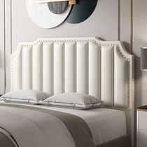 Customized Hotel light luxury bedside soft bag modern floor-to-ceiling solid wood bed headrest board single buy tatami separate bedside