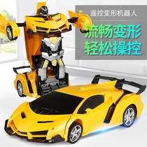 Gesture sensing remote control deformation car King Kong robot remote control car charging dynamic boy racing childrens toy car