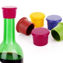 Full silicone glass cork Home red wine Wine Stopper Bottle Cap Soy Sauce Vinegar Seal Universal Seasoned Stopper Oil Cork
