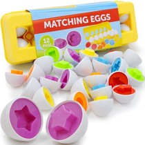 Infant Toys Early Education Puzzle Smart Egg Twisting Eggs Boys and Girls Baby Cognitive Shape Matching Simulation Eggs