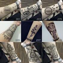 10 flower arm half-arm tattoo stickers waterproof long-lasting sexy rose flower totem non-herbal wash stickers