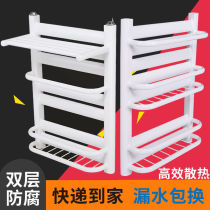 Above heating sheet UPPER SHELF TOILET HAIR TOWEL RACK SHELVE SHELF HOME WARMED HEAT SINK WALL-MOUNTED CENTRALIZED HEATING