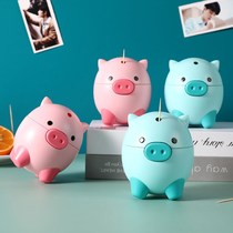 Toothpick box automatic high-end household press type pop-up living room Hotel Hotel pop-up toothpick box Net Red Pig