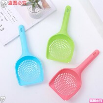 Cat sand shovel hole shovel excrement official pet artifact small hole cat shovel cat shovel spatula bentonite tool pickup