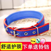 Dog Collar Dog Collar Dog Ring Kinhair Puppy Teddy Dog Neck Set Pet Canvas Belt Dog Necklace Necklace large dog