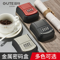 Gute password key box home door wall lock house decoration anti-theft temporary key box