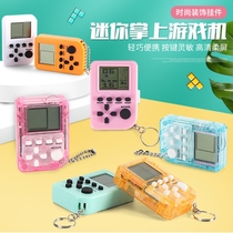 Tetris toy childrens puzzle classic girl game console big screen 80 retro game handheld game console