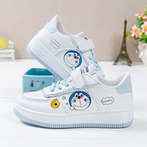 Bala Bala Girl Board Shoes 2022 Spring Soft Bottom Sneakers Casual Little White Shoes Big Boy Students Running Shoes